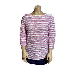 Ruby Rd purple & white size Large women’s top